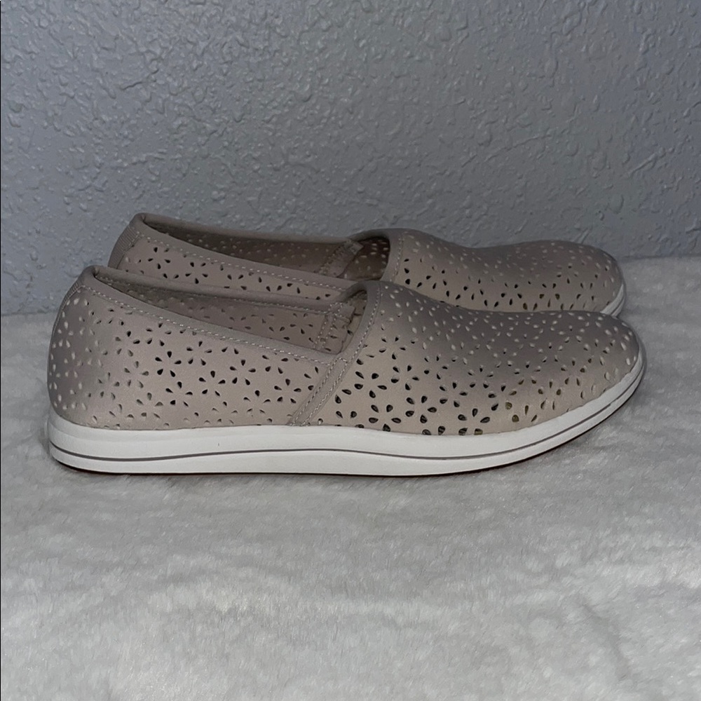 Clarks Cloudsteppers Taupe Breeze Emily Slip On